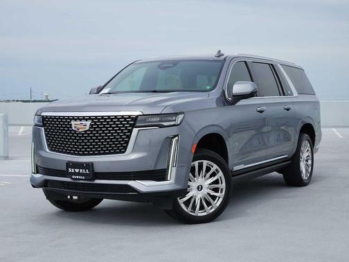 Satin Steel Metallic 2021 Cadillac Escalade ESV Premium Luxury