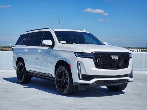 Crystal White Tricoat 2022 Cadillac Escalade Sport Platinum