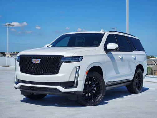 Crystal White Tricoat 2022 Cadillac Escalade Sport Platinum