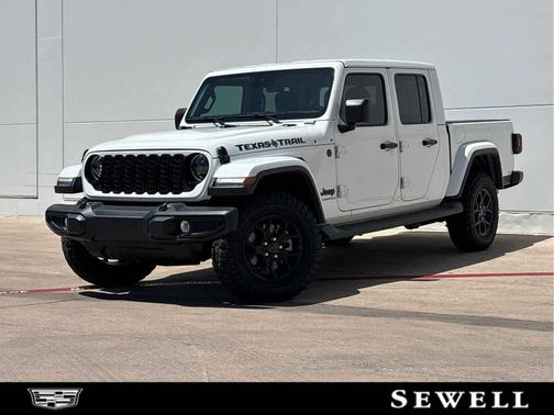 Bright White Clearcoat 2025 Jeep Gladiator Texas Trail