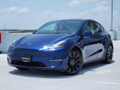 Deep Blue Metallic 2023 Tesla Model Y Performance Dual Motor All-Wheel Drive