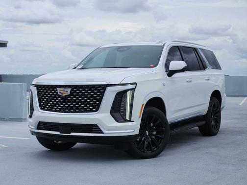 Crystal White Tricoat 2025 Cadillac Escalade Premium Luxury