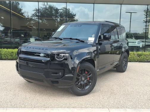 Santorini Black Metallic 2025 Land Rover Defender 110 P400 X