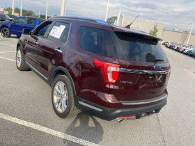 RED 2018 Ford Explorer Limited