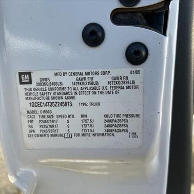 2005 Chevrolet Silverado 1500 W/T