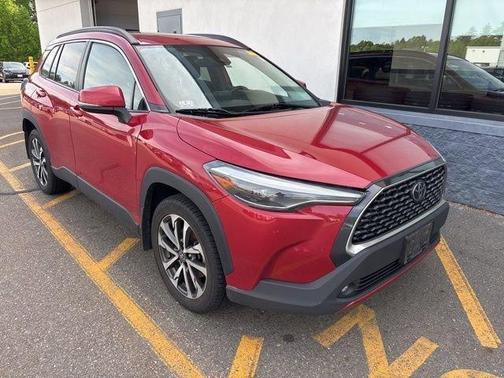 Red 2022 Toyota Corolla Cross XLE