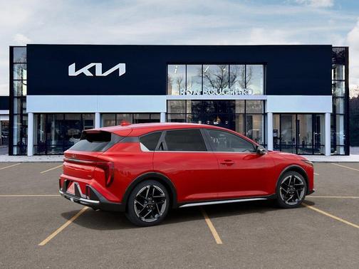 Red 2026 Kia K4 GT-LINE