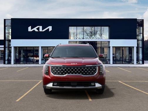 Red 2026 Kia Carnival Hybrid