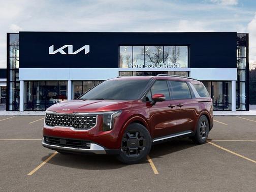Red 2026 Kia Carnival Hybrid