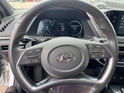 White 2020 Hyundai SONATA SEL Plus