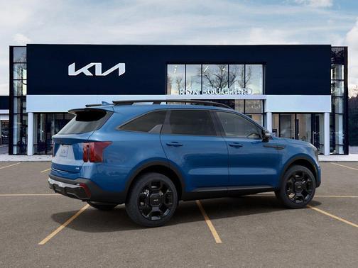 Blue 2026 Kia Sorento Hybrid X-LINE SX PRESTIGE