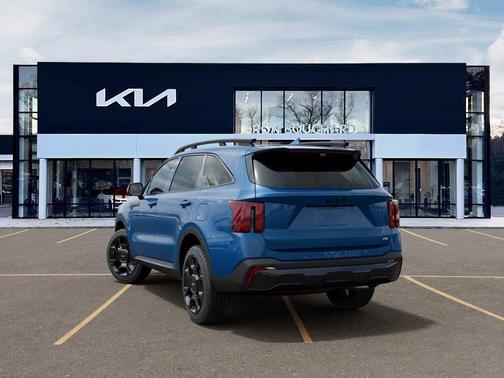 Blue 2026 Kia Sorento Hybrid X-LINE SX PRESTIGE