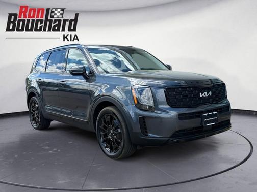Gray 2022 Kia Telluride EX