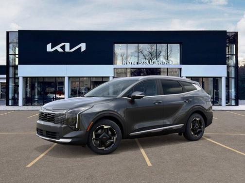 Gray 2026 Kia Sportage Hybrid EX