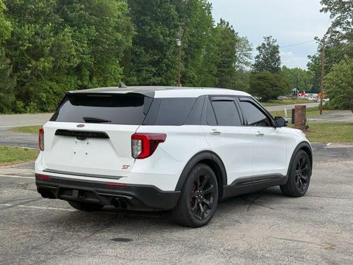 Star White Metallic Tri-Coat 2021 Ford Explorer ST