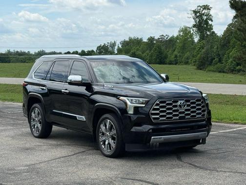 Midnight Black Metallic 2024 Toyota Sequoia Capstone
