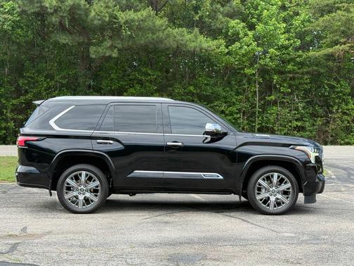 Midnight Black Metallic 2024 Toyota Sequoia Capstone