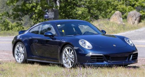 Dark Blue Metallic 2014 Porsche 911 Carrera 4