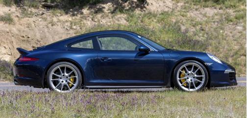 Dark Blue Metallic 2014 Porsche 911 Carrera 4