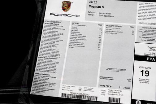 2011 Porsche Cayman S