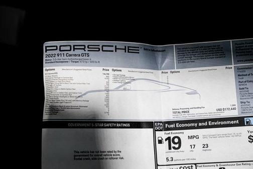 2022 Porsche 911 Carrera GTS