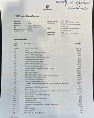 2022 Porsche Taycan 4