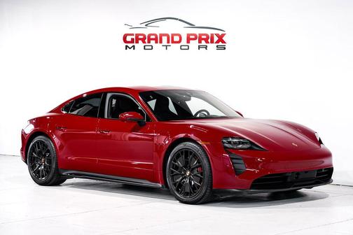 Carmine Red 2023 Porsche Taycan GTS