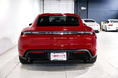 Carmine Red 2023 Porsche Taycan GTS