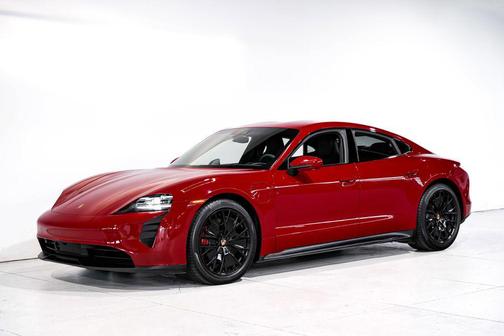 Carmine Red 2023 Porsche Taycan GTS