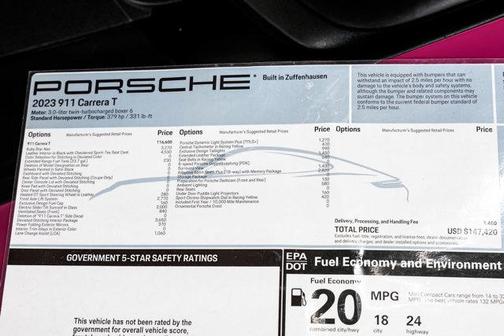 2023 Porsche 911 Carrera T