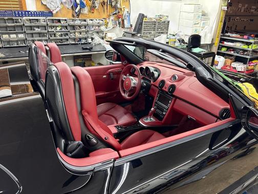 Black 2011 Porsche Boxster Spyder