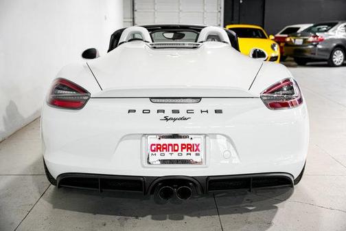 2016 Porsche Boxster Spyder