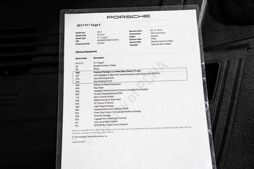 2017 Porsche 911 Targa 4