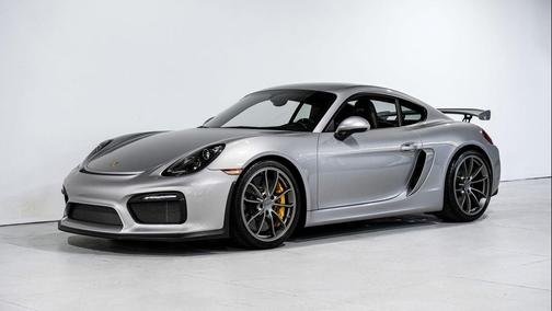 GT Silver Metallic 2016 Porsche Cayman GT4