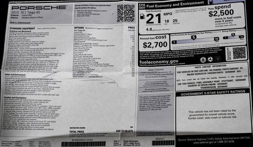 2015 Porsche 911 Targa 4S