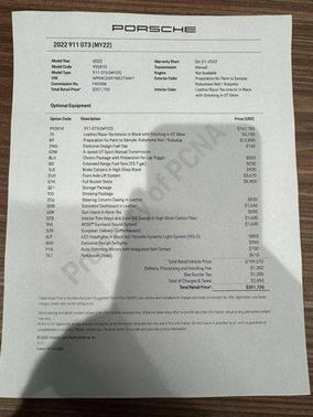 2022 Porsche 911 GT3