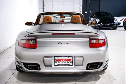 GT Silver Metallic 2009 Porsche 911 Turbo Cabriolet