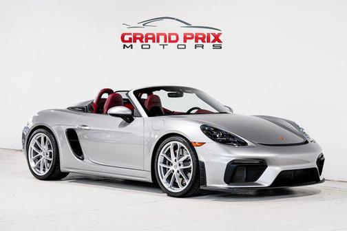 GT Silver Metallic 2022 Porsche 718 Spyder Roadster