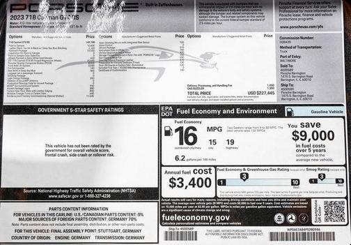 2023 Porsche 718 Cayman GT4 RS