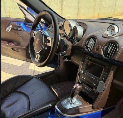 Aqua Blue Metallic 2011 Porsche Boxster Spyder