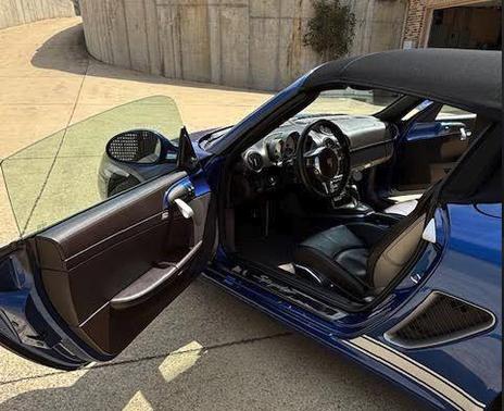 Aqua Blue Metallic 2011 Porsche Boxster Spyder