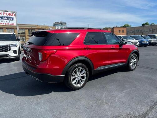 Red Metallic 2023 Ford Explorer XLT