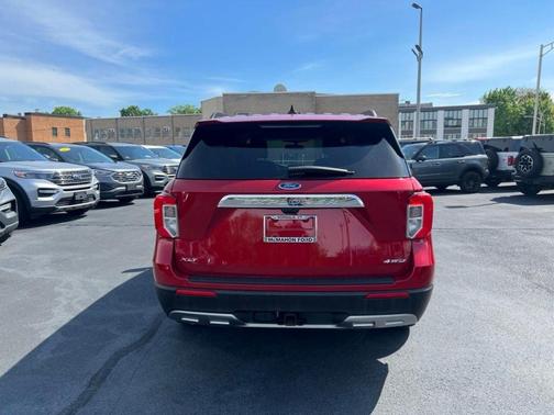 Red Metallic 2023 Ford Explorer XLT