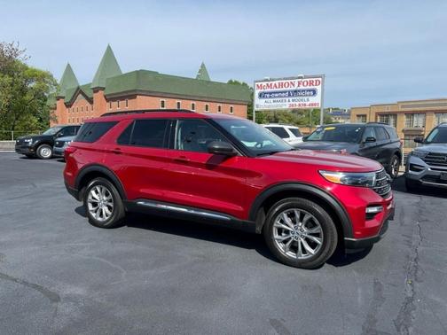 Red Metallic 2023 Ford Explorer XLT