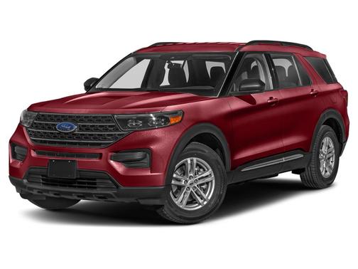 Red Metallic 2023 Ford Explorer XLT