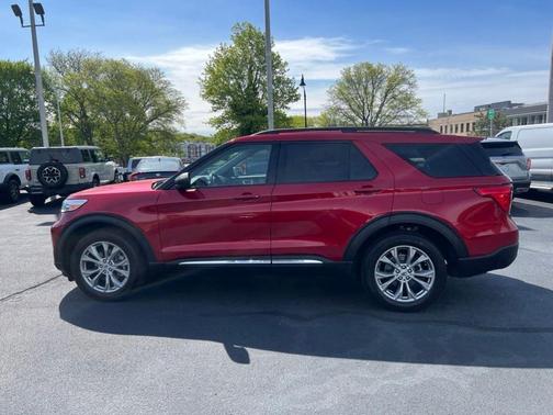 Red Metallic 2023 Ford Explorer XLT