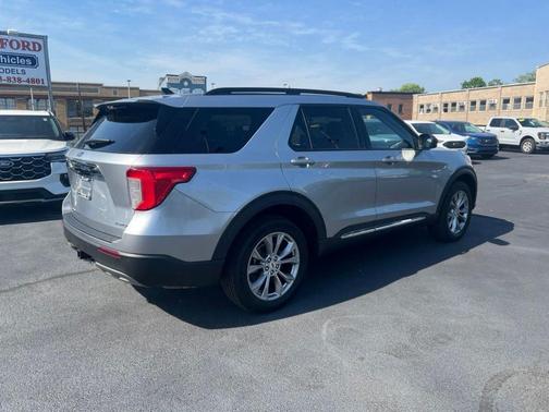 Silver Metallic 2023 Ford Explorer XLT