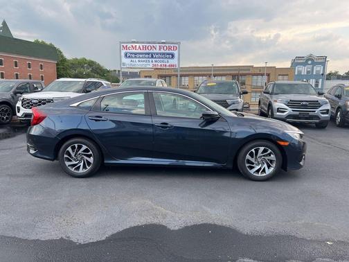 Blue 2017 Honda Civic EX