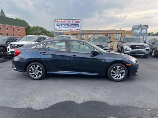 Blue 2017 Honda Civic EX