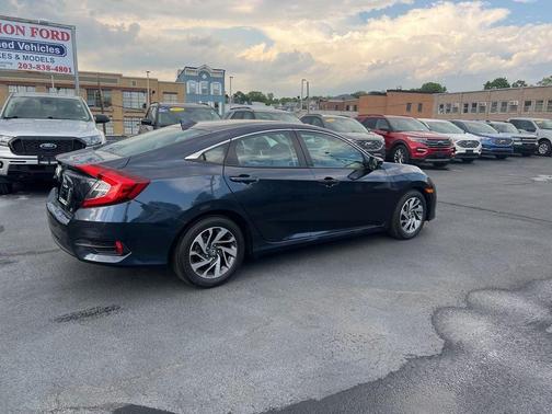 Blue 2017 Honda Civic EX